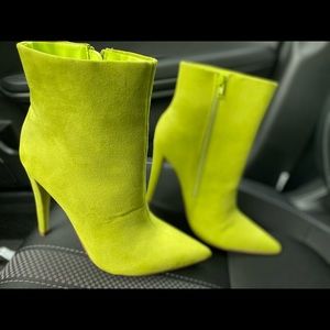 Lime Green Boots